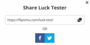 Share Luck Tester