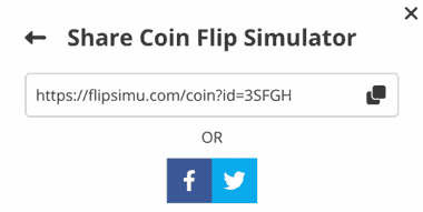 Share Coin Flip Simulator