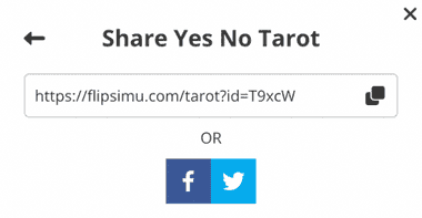 Share Yes No Tarot